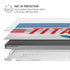 NFL Tennessee Titans White Striped MacBook Pro 14in (2021-24) Case plus Skin