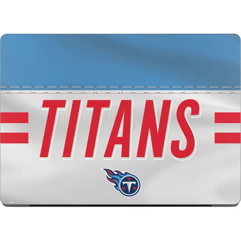 NFL Tennessee Titans White Striped Apple MacBook Pro 14-inch Skin