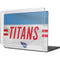 NFL Tennessee Titans White Striped MacBook Cases