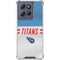 NFL Tennessee Titans White Striped Moto G Play 5G (2025) Clear Case