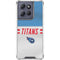 NFL Tennessee Titans White Striped Moto G Stylus 5G (2025) Clear Case