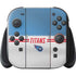 NFL Tennessee Titans White Striped Nintendo Switch 2 (2025) with Joy-Con Skin
