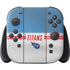 NFL Tennessee Titans White Striped Nintendo Switch 2 (2025) Joy-Con Controller Skin