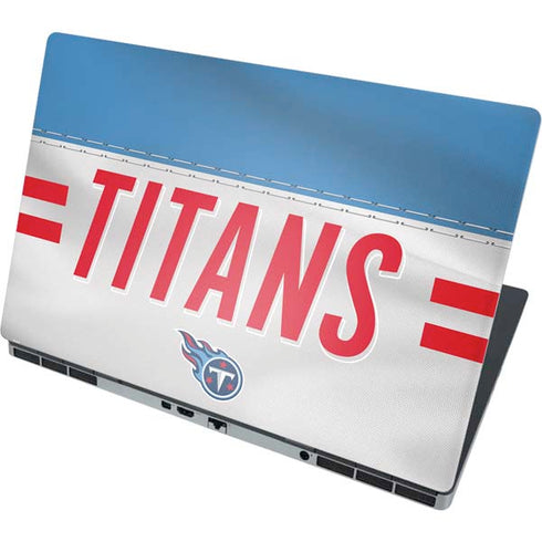 NFL Tennessee Titans White Striped Dell Precision Skin