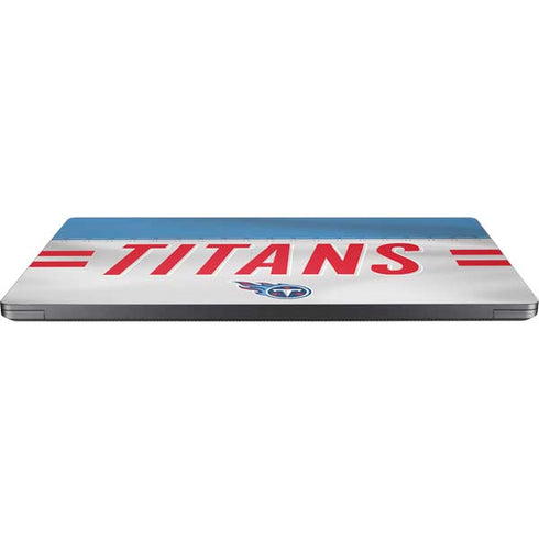 NFL Tennessee Titans White Striped Surface Laptop 7 13.8in Skin