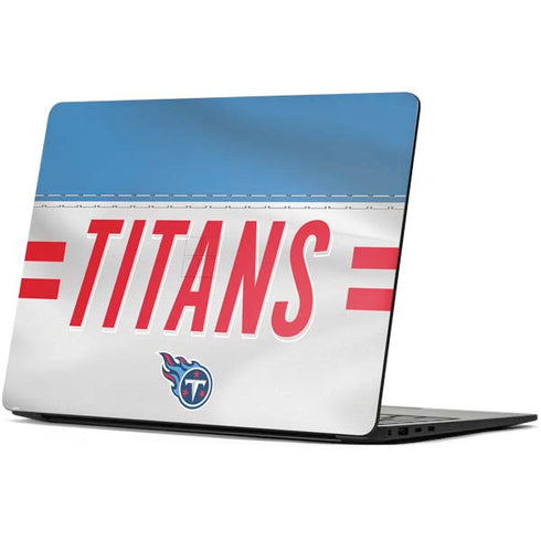 NFL Tennessee Titans White Striped Surface Laptop 7 15in Skin