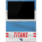 NFL Tennessee Titans White Striped Surface Pro 7 Skin
