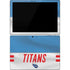 NFL Tennessee Titans White Striped Surface Pro 7 Skin