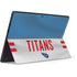 NFL Tennessee Titans White Striped Surface Pro 7 Skin