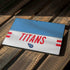 NFL Tennessee Titans White Striped Surface Pro 7 Skin