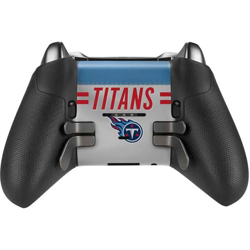 NFL Tennessee Titans White Striped Xbox Elite Wireless Controller Series 2 Skin