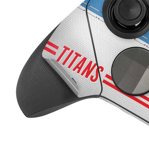 NFL Tennessee Titans White Striped Xbox Elite Wireless Controller Series 2 Skin