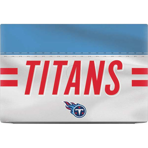 NFL Tennessee Titans White Striped Dell XPS Skin