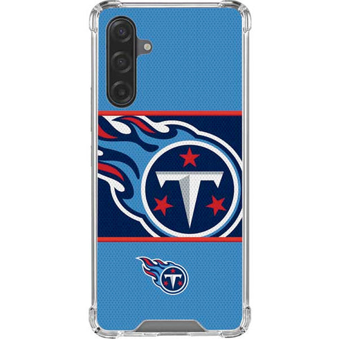 NFL Tennessee Titans Zone Block Galaxy A17 Clear Case