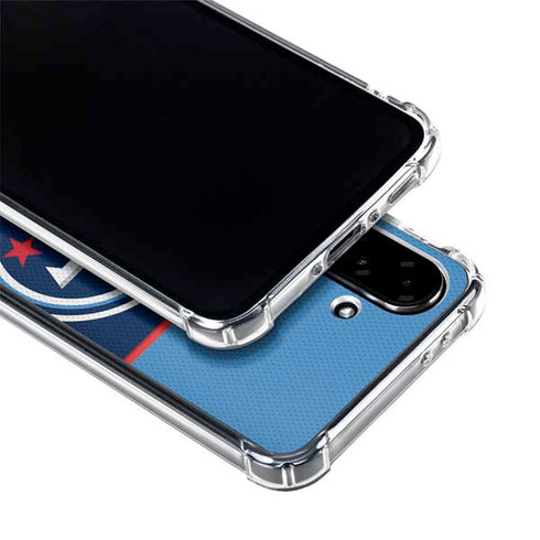 NFL Tennessee Titans Zone Block Galaxy A36 5G Clear Case