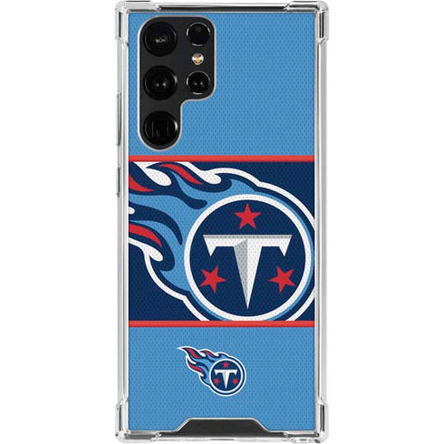 NFL Tennessee Titans Zone Block Galaxy S23 Ultra Clear Case