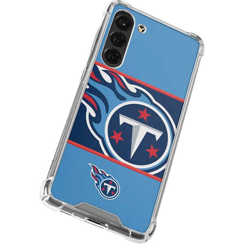 NFL Tennessee Titans Zone Block Galaxy S24 FE Clear Case