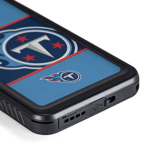 NFL Tennessee Titans Zone Block Galaxy S24 Plus Waterproof Case