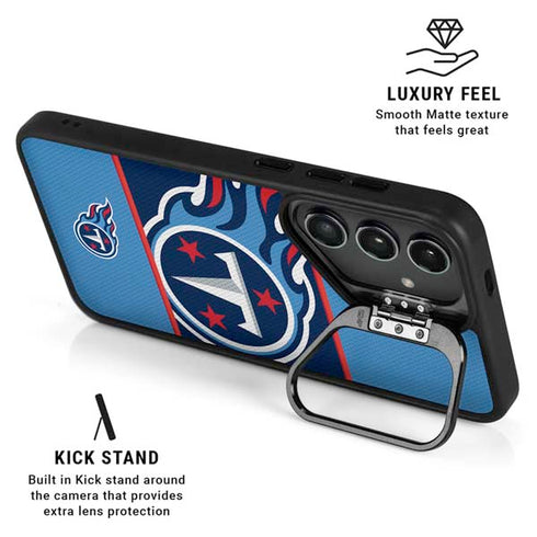 NFL Tennessee Titans Zone Block Galaxy S24 Ultra Kickstand Case