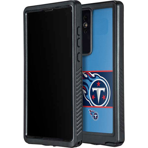 NFL Tennessee Titans Zone Block Galaxy S24 Ultra Waterproof Case
