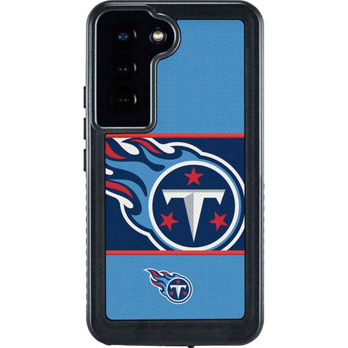 NFL Tennessee Titans Zone Block Galaxy S24 Waterproof Case