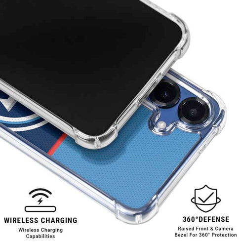 NFL Tennessee Titans Zone Block Galaxy S25 Plus Clear Case