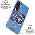 NFL Tennessee Titans Zone Block Galaxy S25 Plus Clear Case