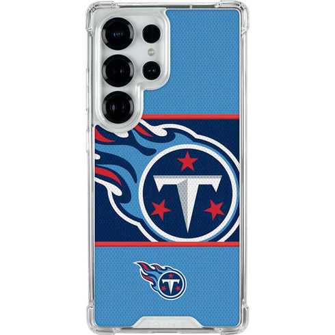 NFL Tennessee Titans Zone Block Galaxy S25 Ultra Clear Case