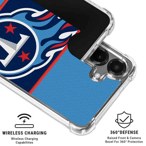 NFL Tennessee Titans Zone Block Galaxy S26 Clear Case