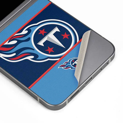 NFL Tennessee Titans Zone Block Galaxy Z Flip6 Skin