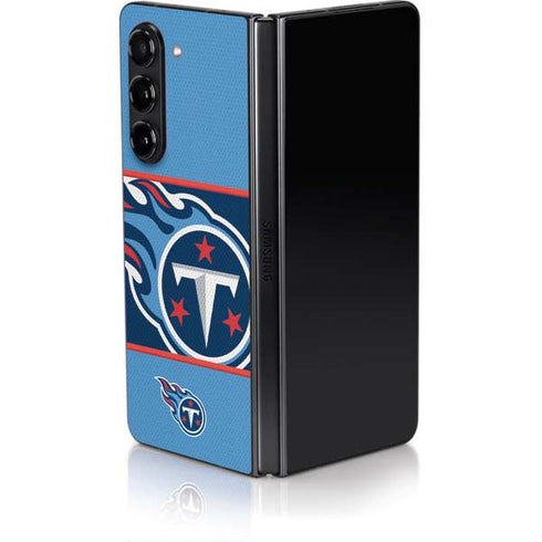 NFL Tennessee Titans Zone Block Galaxy Z Fold5 5G Skin