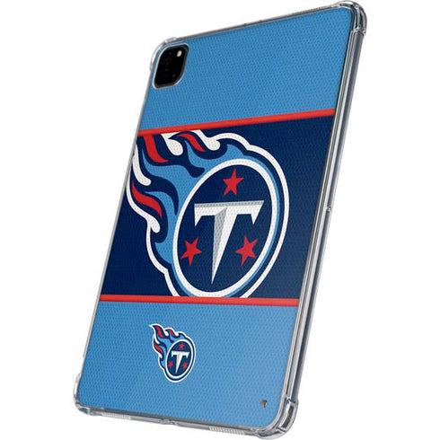 NFL Tennessee Titans Zone Block iPad Pro 11in (2024) Clear Case