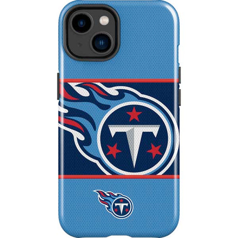 NFL Tennessee Titans Zone Block iPhone 15 Impact Case