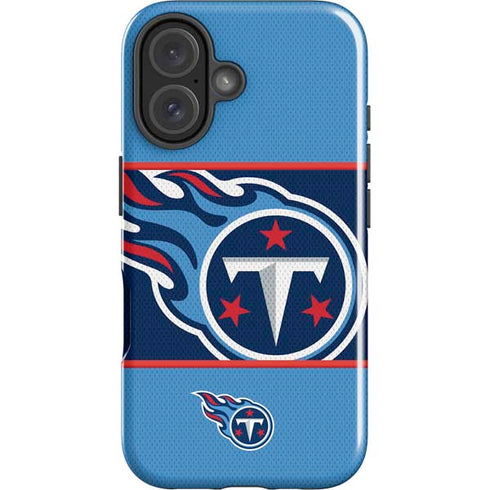 NFL Tennessee Titans Zone Block iPhone 16 Impact Case