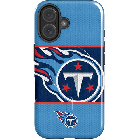 NFL Tennessee Titans Zone Block iPhone 16 Magsafe Impact Case