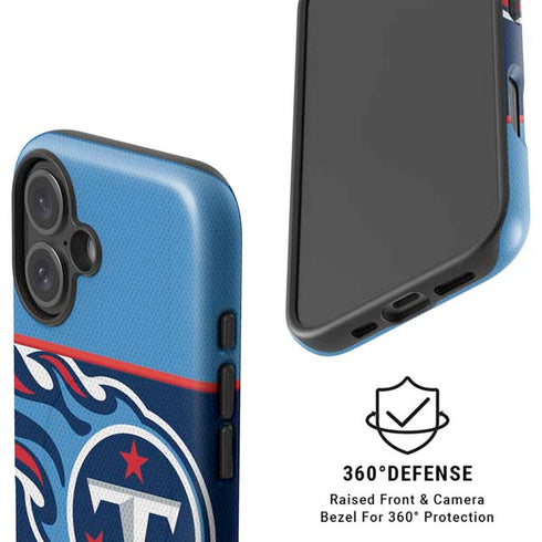 NFL Tennessee Titans Zone Block iPhone 16 Magsafe Impact Case