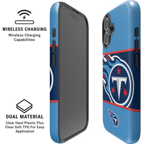 NFL Tennessee Titans Zone Block iPhone 16 Magsafe Impact Case