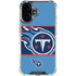 NFL Tennessee Titans Zone Block iPhone 16 Plus Clear Case