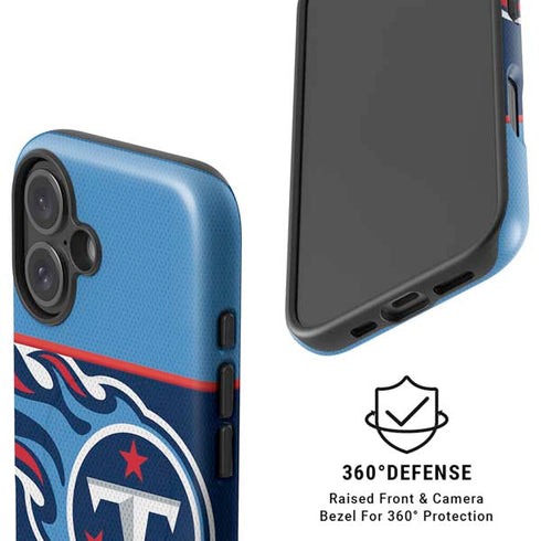 NFL Tennessee Titans Zone Block iPhone 16 Plus Magsafe Impact Case
