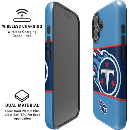 NFL Tennessee Titans Zone Block iPhone 16 Plus Magsafe Impact Case