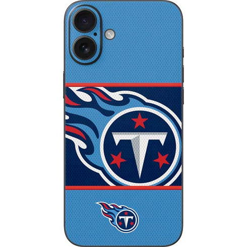 NFL Tennessee Titans Zone Block iPhone 16 Plus Skin