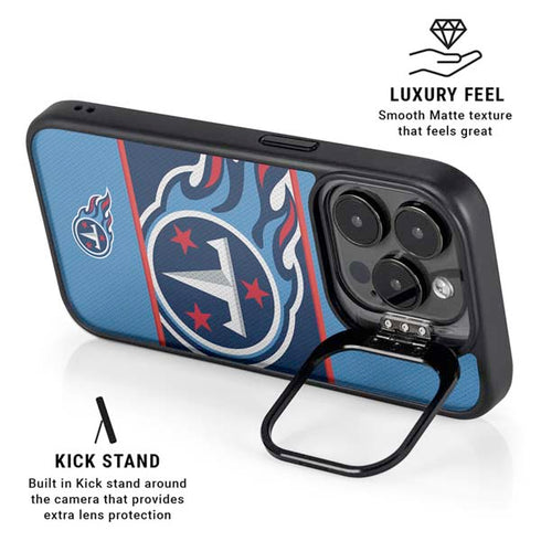 NFL Tennessee Titans Zone Block iPhone 16 Pro Kickstand Case