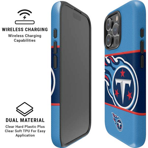 NFL Tennessee Titans Zone Block iPhone 16 Pro Magsafe Impact Case