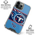NFL Tennessee Titans Zone Block iPhone 16 Pro Max Clear Case