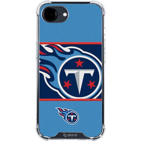 NFL Tennessee Titans Zone Block iPhone 16e Clear Case