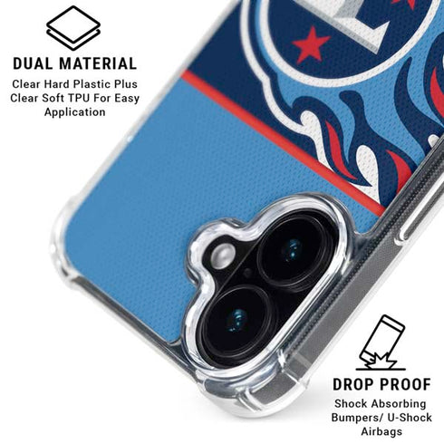 NFL Tennessee Titans Zone Block iPhone 17 Clear Case