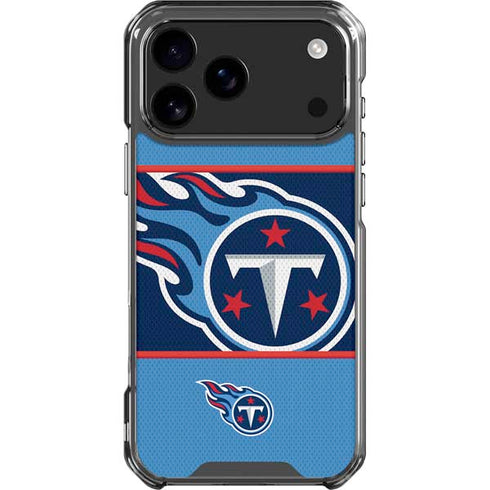 NFL Tennessee Titans Zone Block iPhone 18 Pro Max Clear Case