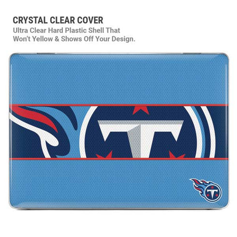 NFL Tennessee Titans Zone Block MacBook Pro 14in (2021-24) Case plus Skin