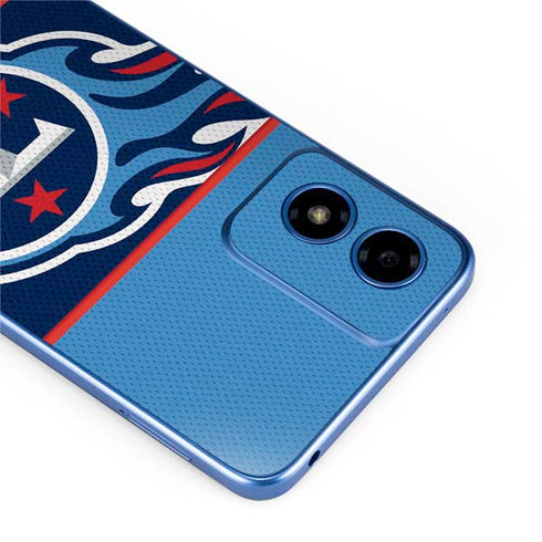 NFL Tennessee Titans Zone Block Moto G Play 4G (2024) Skin