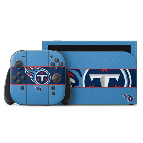 NFL Tennessee Titans Zone Block Nintendo Skins